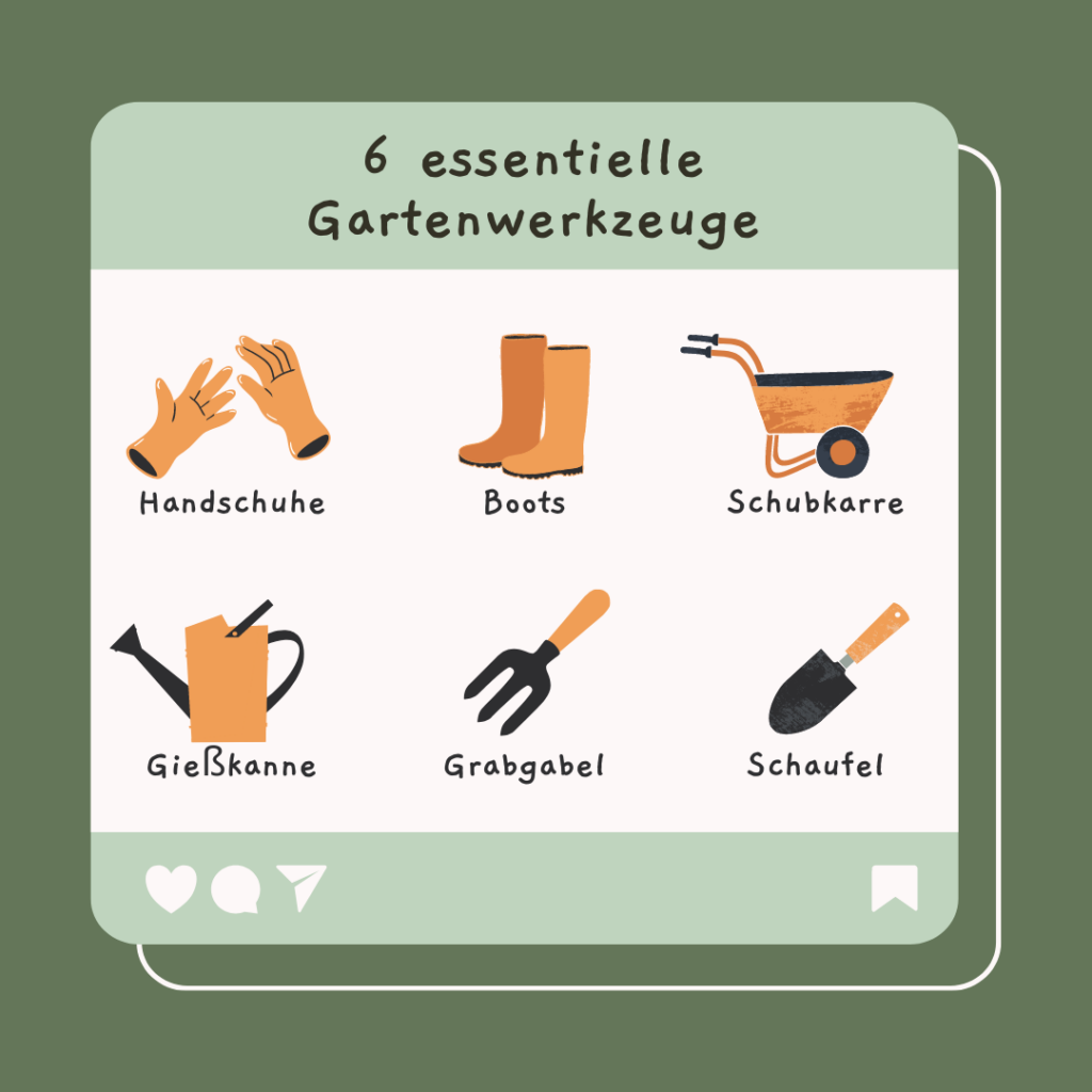 Grafik-Gartenwerkzeuge